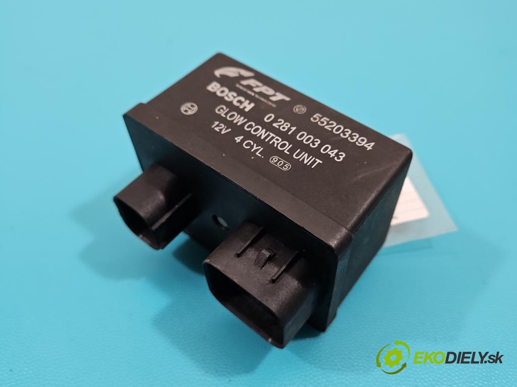 Fiat Doblo II 2010- 2.0 jtd 135 HP manual 99 kW 1956 cm3 5- Relé: svíčky: zařicích: 55203394 (Relé)