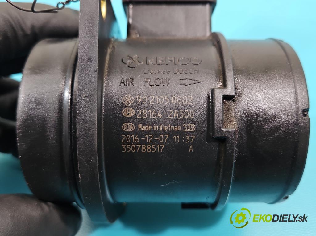 Kia Optima IV 2015-2020 1.7 crdi 141 HP automatic 104 kW 1685 cm3 5- průtokoměr: 28164-2A500 (Váha vzduchu)