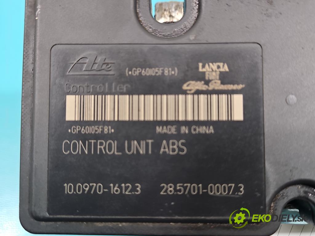 Fiat Doblo II 2010- 2.0 jtd 135 HP manual 99 kW 1956 cm3 5- čerpadlo abs 51888857 (Pumpa ABS)