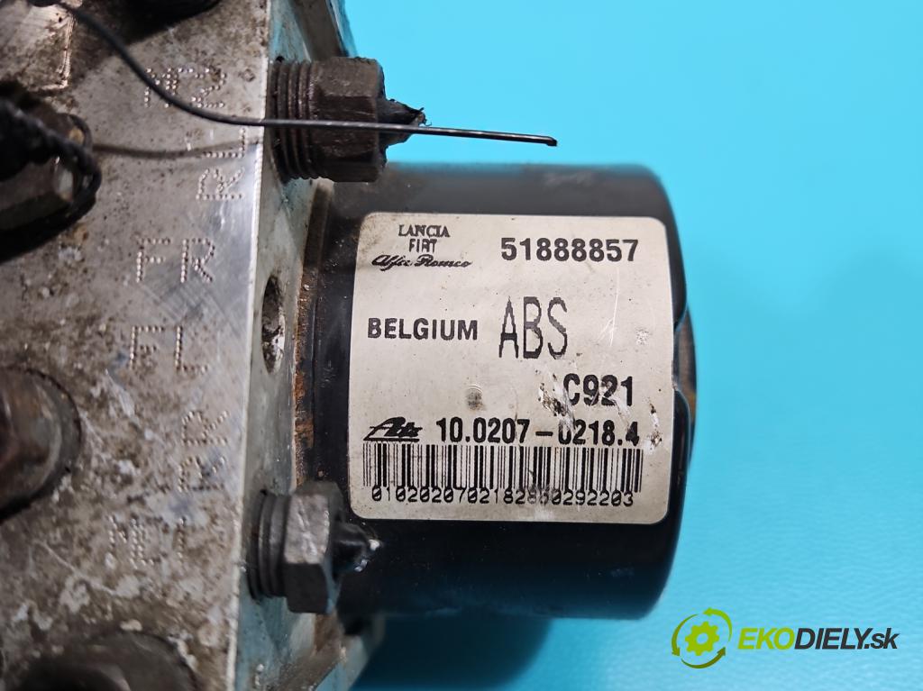 Fiat Doblo II 2010- 2.0 jtd 135 HP manual 99 kW 1956 cm3 5- čerpadlo abs 51888857 (Pumpa ABS)