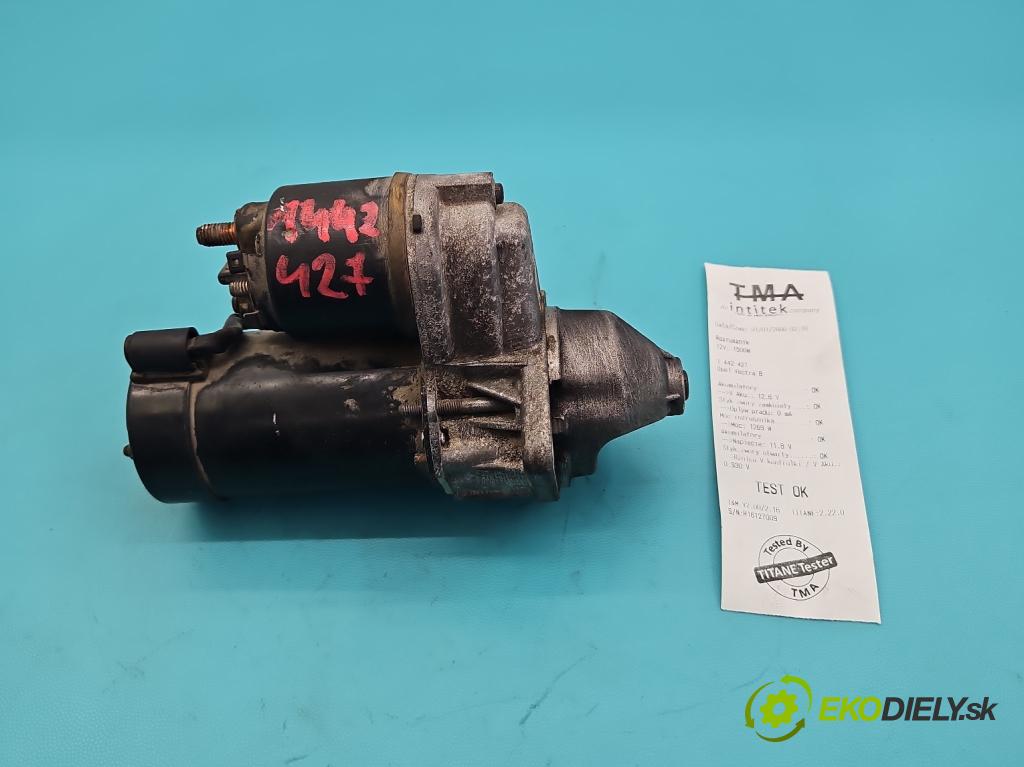 Opel Vectra B 1995-2002 1.6 16V 101 HP manual 74 kW 1598 cm3 4- štartér D6RA (Štartér)