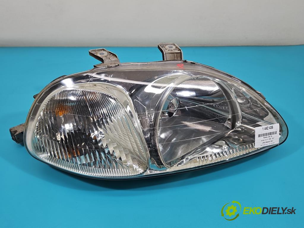 Honda Civic VI 1995-2001 1.4 16V 90 HP manual 66 kW 1396 cm3 4- Reflektor: pravý  (Svetlo predné pravé)