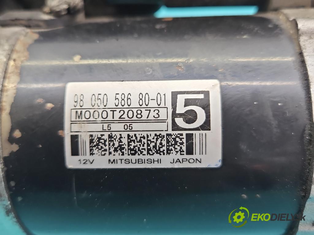 Peugeot 508 2010-2018 2.0 hdi 150 HP manual 110 kW 1997 cm3 4- štartér 9805058680 (Štartér)
