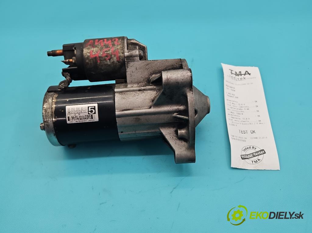Peugeot 508 2010-2018 2.0 hdi 150 HP manual 110 kW 1997 cm3 4- štartér 9805058680 (Štartér)
