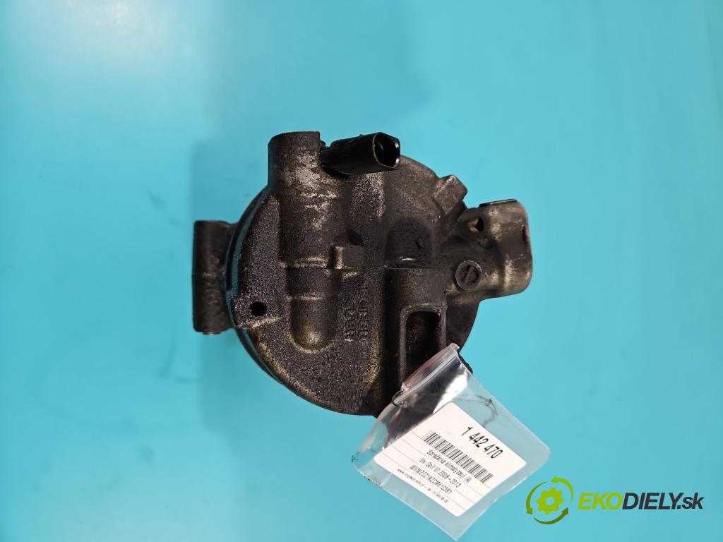 Vw Golf VI 2008-2013 1.6 tdi 105 HP manual 77 kW 1598 cm3 5- Kompresor: klimatizácie 1K0820808B (Kompresor klimatizácie)