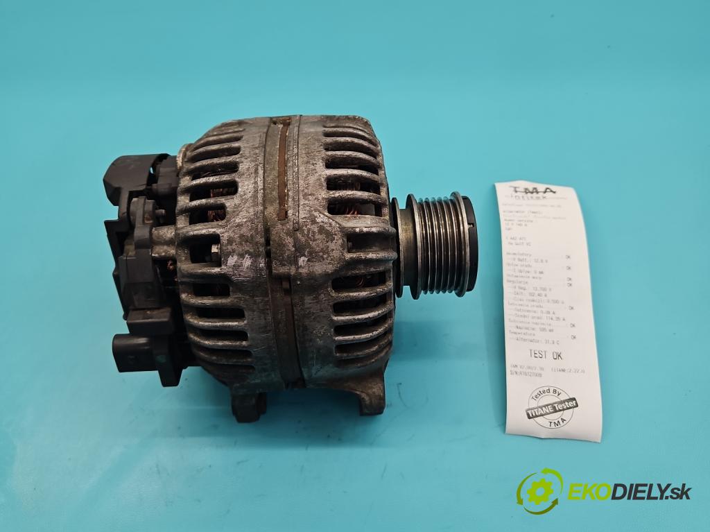 Vw Golf VI 2008-2013 1.6 tdi 105 HP manual 77 kW 1598 cm3 5- Alternator 06F903023F (Alternátor)