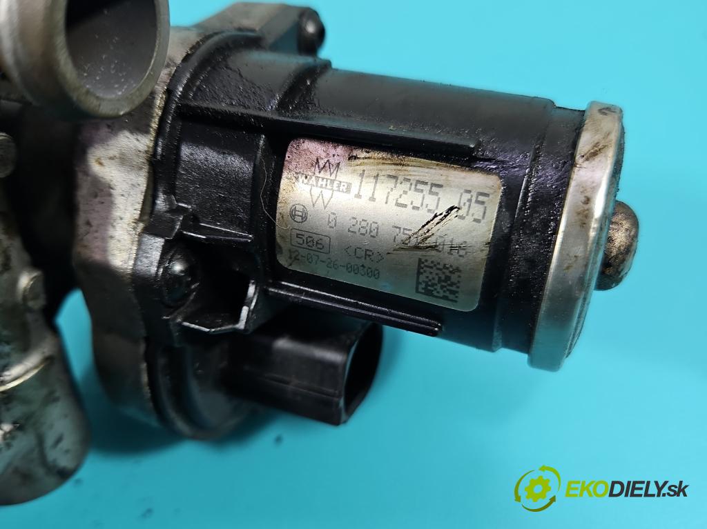 Vw Golf VI 2008-2013 1.6 tdi 105 HP manual 77 kW 1598 cm3 5- ventil egr 0280751016 (EGR ventily)