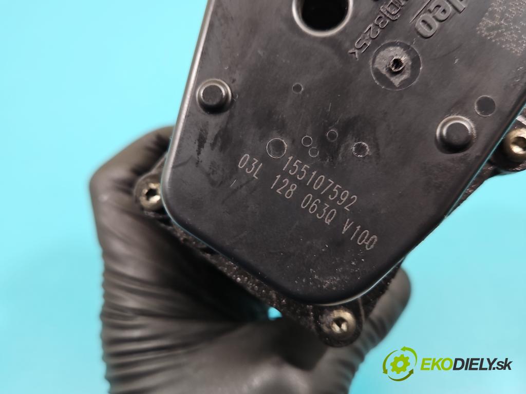 Vw Golf VI 2008-2013 1.6 tdi 105 HP manual 77 kW 1598 cm3 5- klapka 03L128063Q (Škrtiaca klapka)