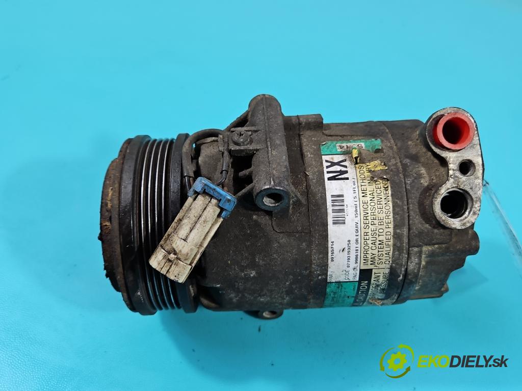 Opel Astra II 1998-2009 2.0 OPC 160 HP manual 118 kW 1998 cm3 3- Kompresor: klimatizácie 09165714 (Kompresor klimatizácie)