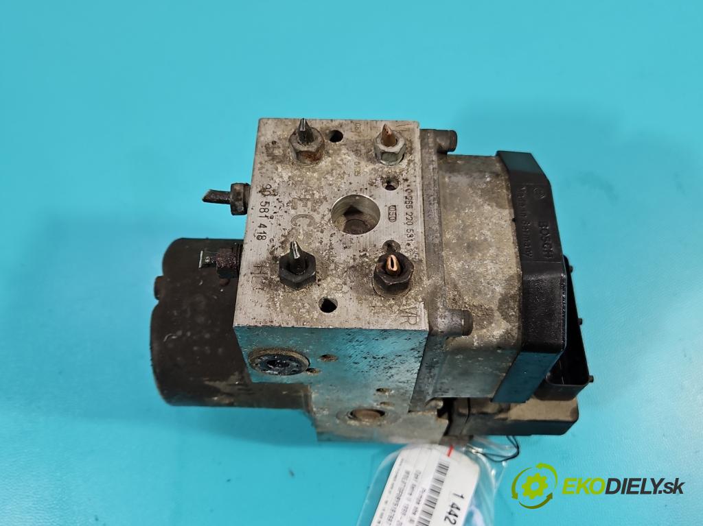 Opel Astra II 1998-2009 2.0 OPC 160 HP manual 118 kW 1998 cm3 3- čerpadlo abs 0273004363 (Pumpa ABS)