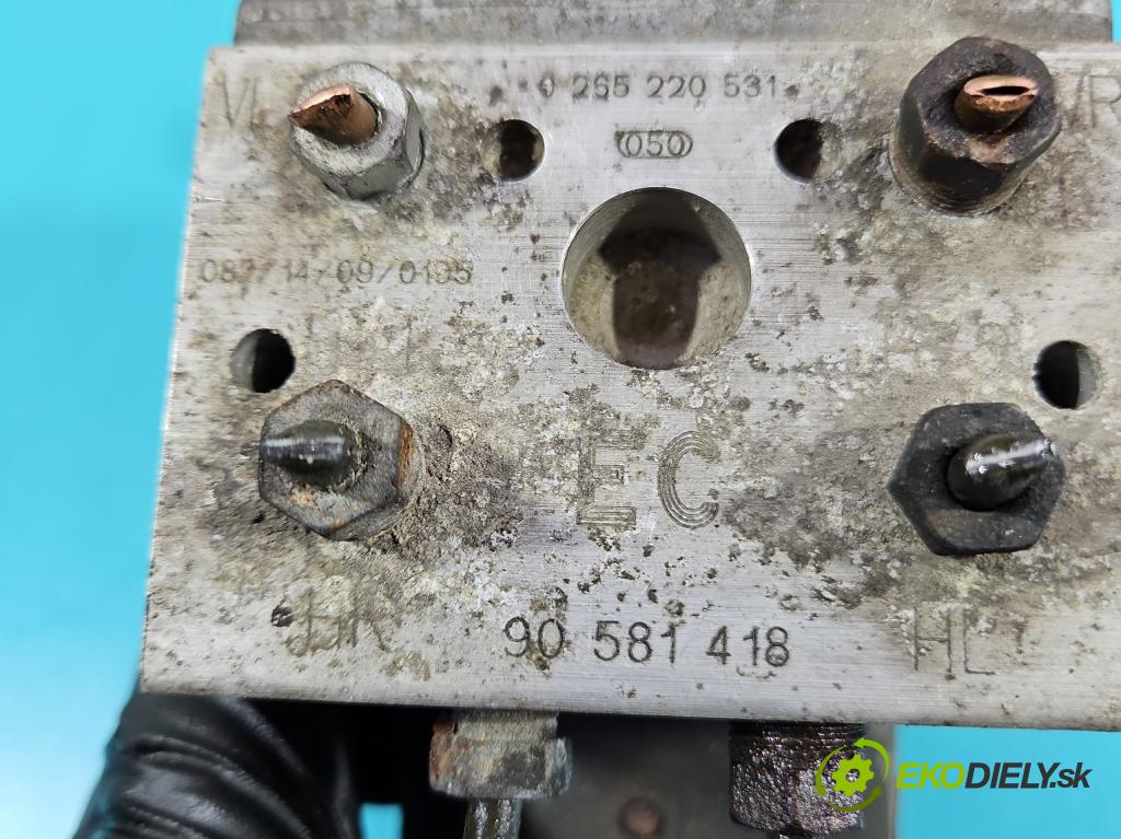 Opel Astra II 1998-2009 2.0 OPC 160 HP manual 118 kW 1998 cm3 3- čerpadlo abs 0273004363 (Pumpa ABS)