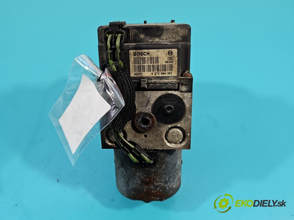 Opel Astra II 1998-2009 2.0 OPC 160 HP manual 118 kW 1998 cm3 3- čerpadlo abs 0273004363 (Pumpa ABS)