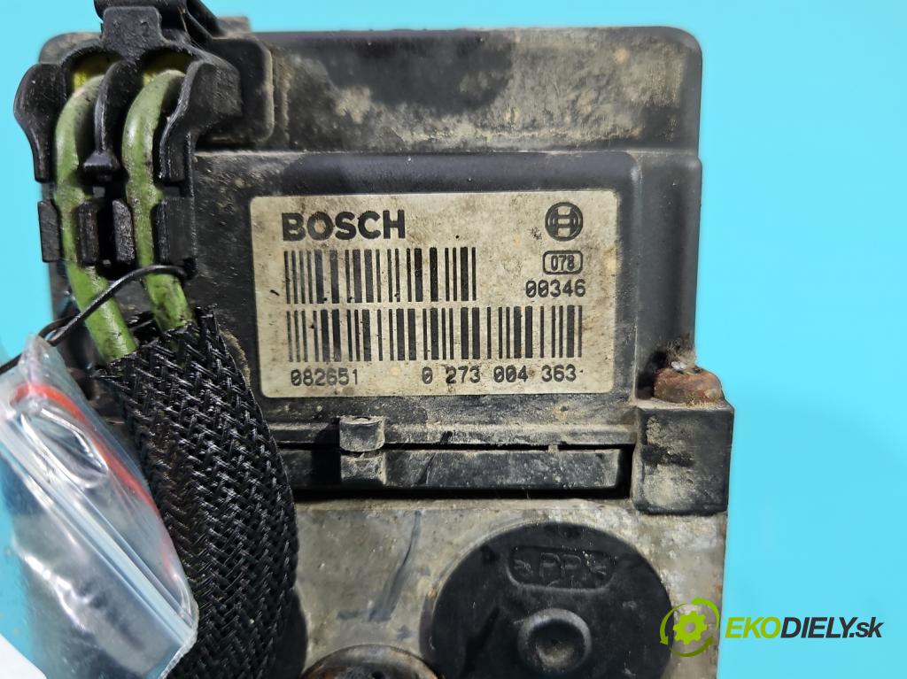 Opel Astra II 1998-2009 2.0 OPC 160 HP manual 118 kW 1998 cm3 3- čerpadlo abs 0273004363 (Pumpa ABS)