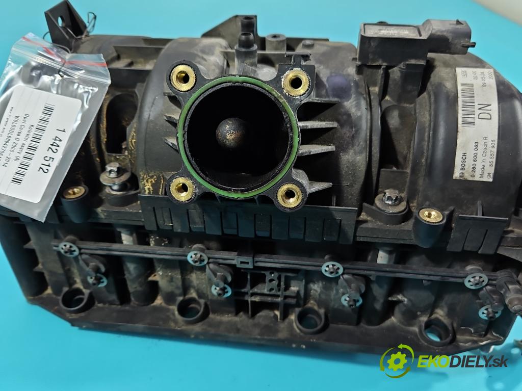 Opel Corsa D 2006-2014 1.2 16V 80 HP manual 59 kW 1229 cm3 5- zvod nasávací 0280600063 (Sacie potrubie)