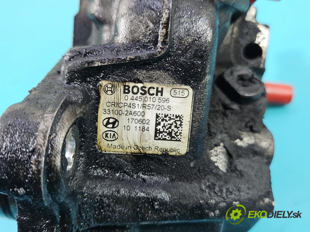 Kia Rio IV 2016-2023 1.4 crdi 90 HP manual 66 kW 1396 cm3 5- čerpadlo vstrekovacia 0445010596 (Vstrekovacie čerpadlo)