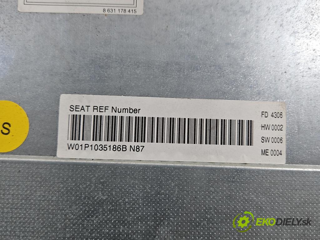 Seat Leon II 2005-2012 1.6 SR 102 HP manual 75 kW 1595 cm3 5- Radio originál 1P1035186B