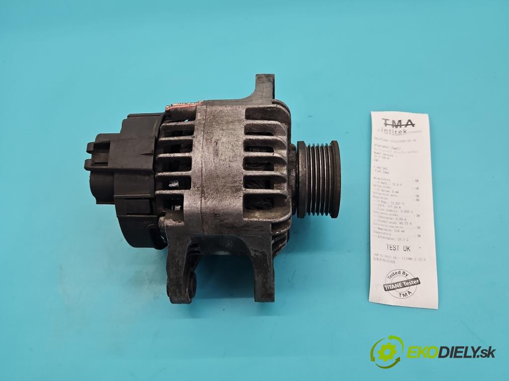 Fiat Idea 1.9 jtd 101 HP manual 74 kW 1910 cm3 5- Alternator 46782213 (Alternátor)