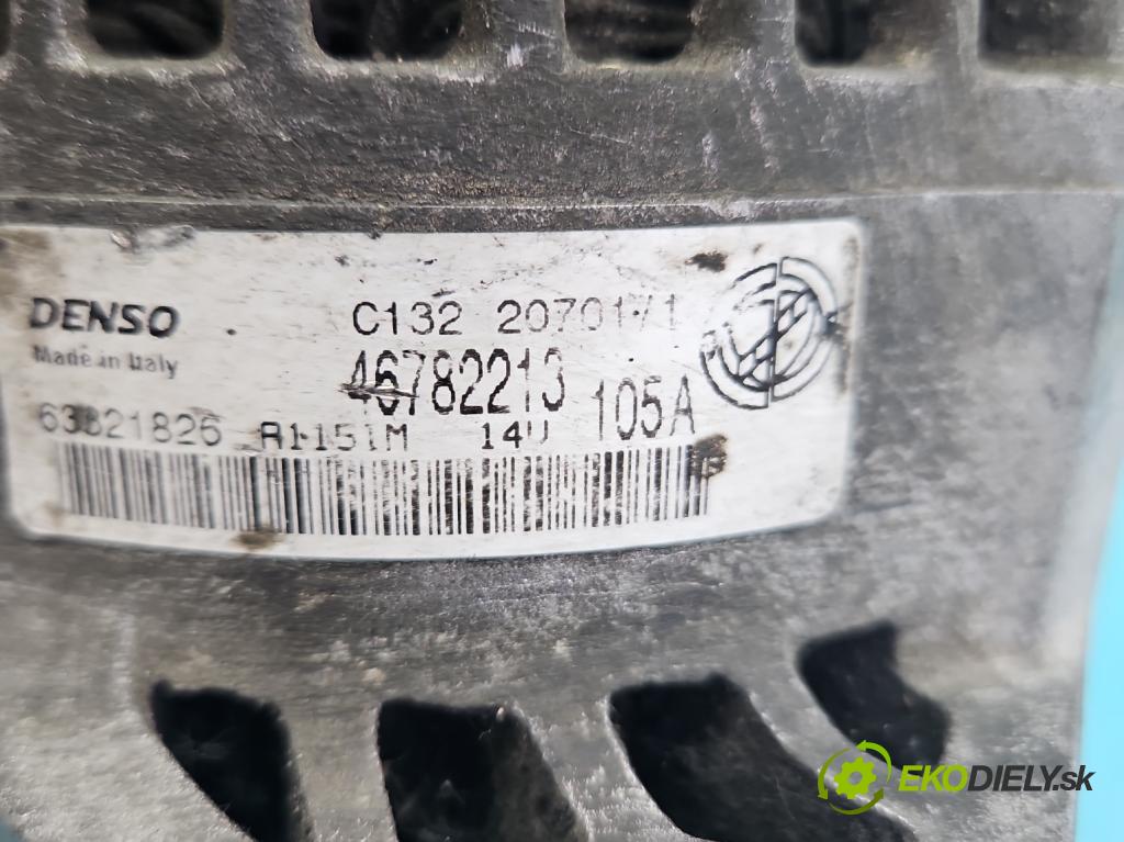 Fiat Idea 1.9 jtd 101 HP manual 74 kW 1910 cm3 5- Alternator 46782213 (Alternátor)