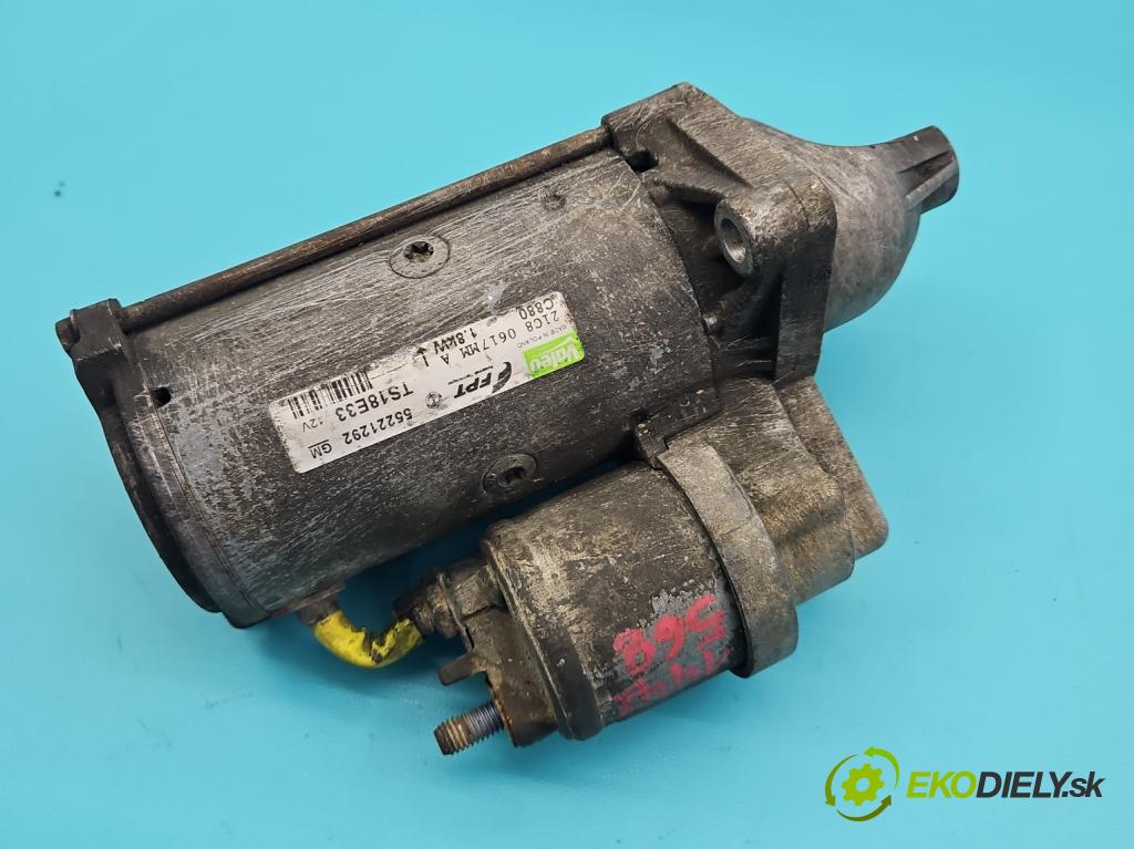 Opel Combo C 2001-2011 1,3.0 cdti 75 HP manual 55 kW 1248 cm3 5- štartér 55221292 (Štartér)