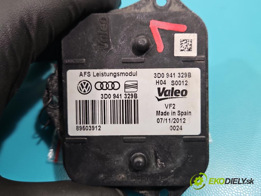 Vw Passat B7 2010-2014 2.0 tdi 140 HP manual 103 kW 1968 cm3 5- střídač: xenon 3D0941329B (Riadiaca jednotka xenónu)