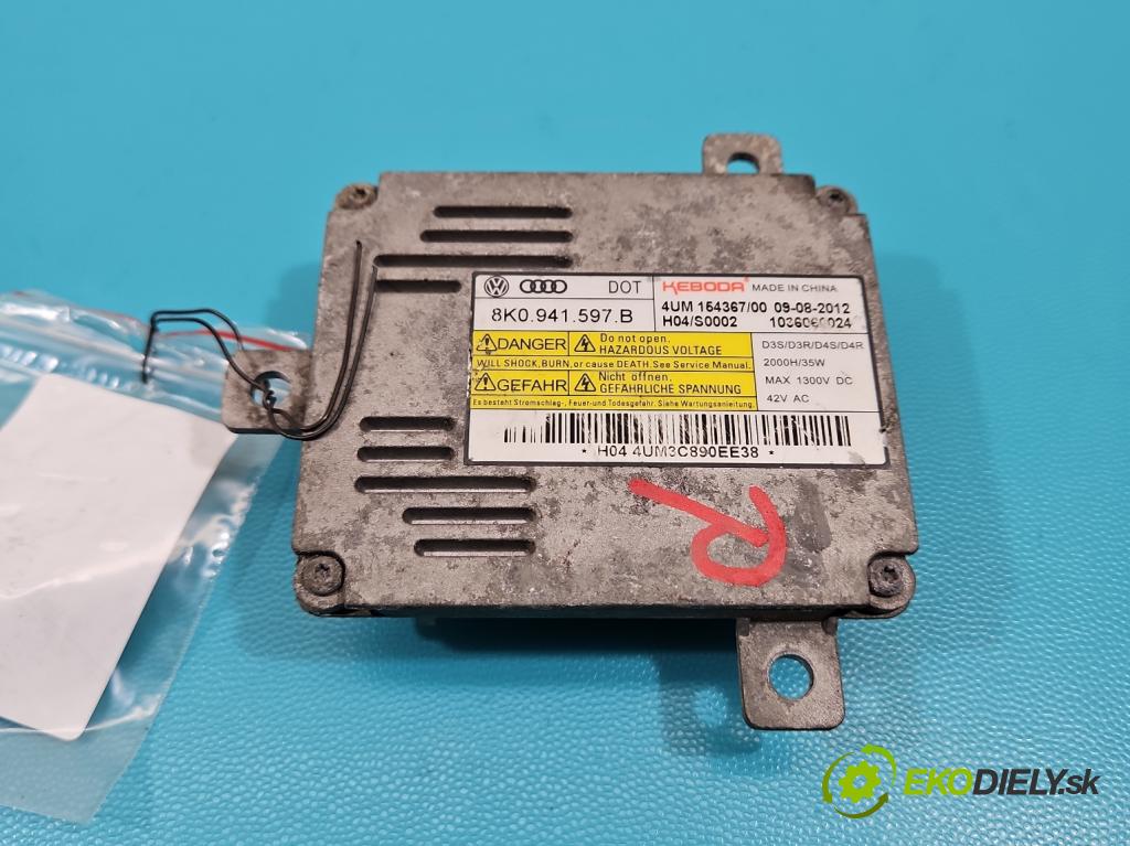 Vw Passat B7 2010-2014 2.0 tdi 140 HP manual 103 kW 1968 cm3 5- střídač: xenon 8K0941597B (Riadiaca jednotka xenónu)