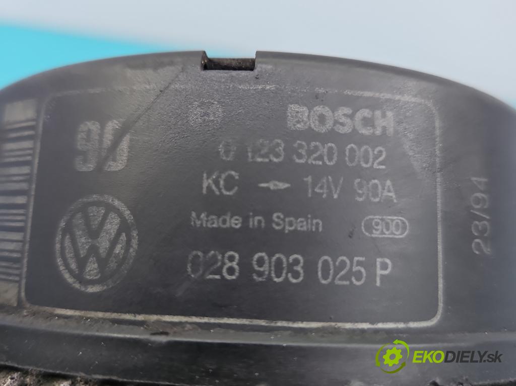 Vw Transporter T4 1990-2003 1.9d 68 HP manual 50 kW 1896 cm3 5- Alternator 028903025P (Alternátor)