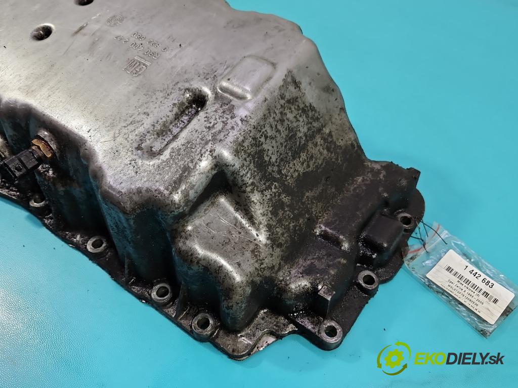 Opel Zafira A 1999-2005 2.0 dti 101 HP manual 74 kW 1995 cm3 5- vaňa olejová R90400247 (Olejová vaňa)