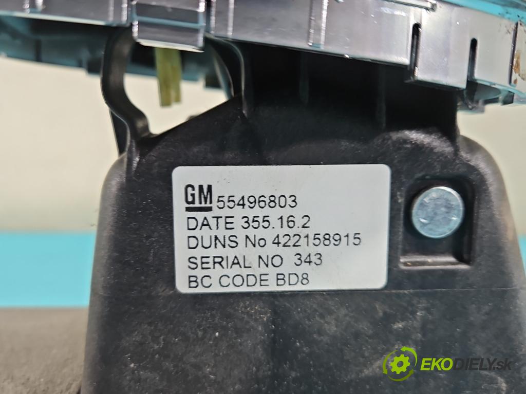Opel Corsa E 2014-2019 1.4 16V 90 hp manual 66 kW 1398 cm3 5- kulisa změny stupňová 55496803 (Rýchlostné páky / kulisy)