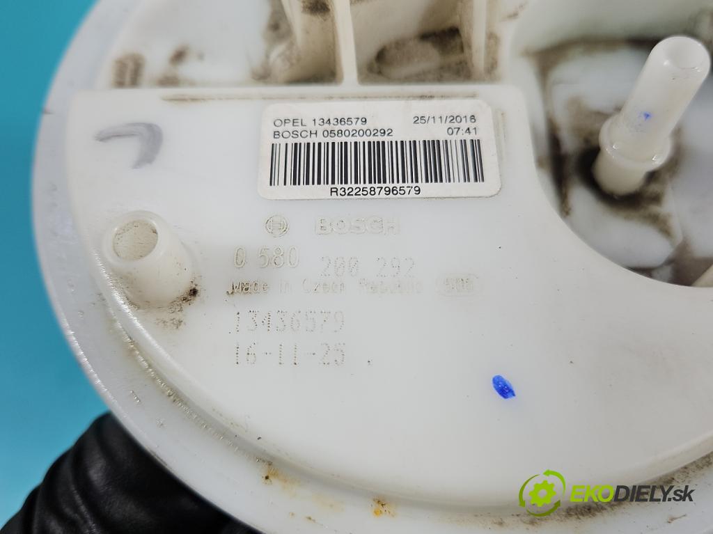 Opel Corsa E 2014-2019 1.4 16V 90 hp manual 66 kW 1398 cm3 5- čerpadlo paliva 0580200292