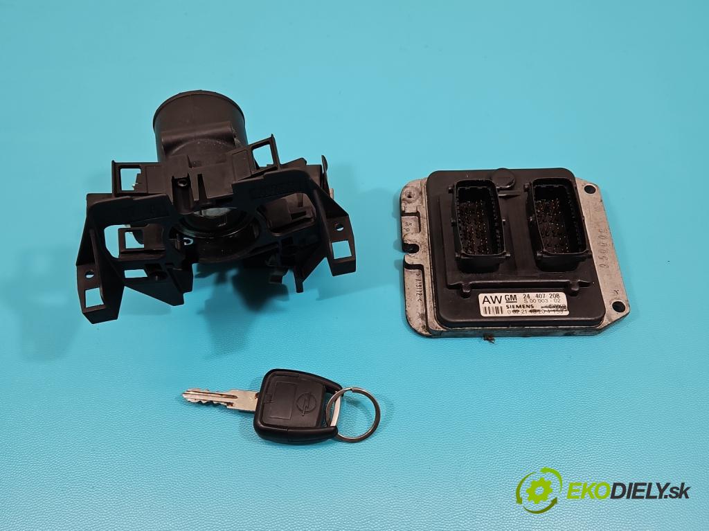 Opel Astra II 1998-2009 2.0 OPC 160 HP manual 118 kW 1998 cm3 3- riadiaca jednotka motora 24407208