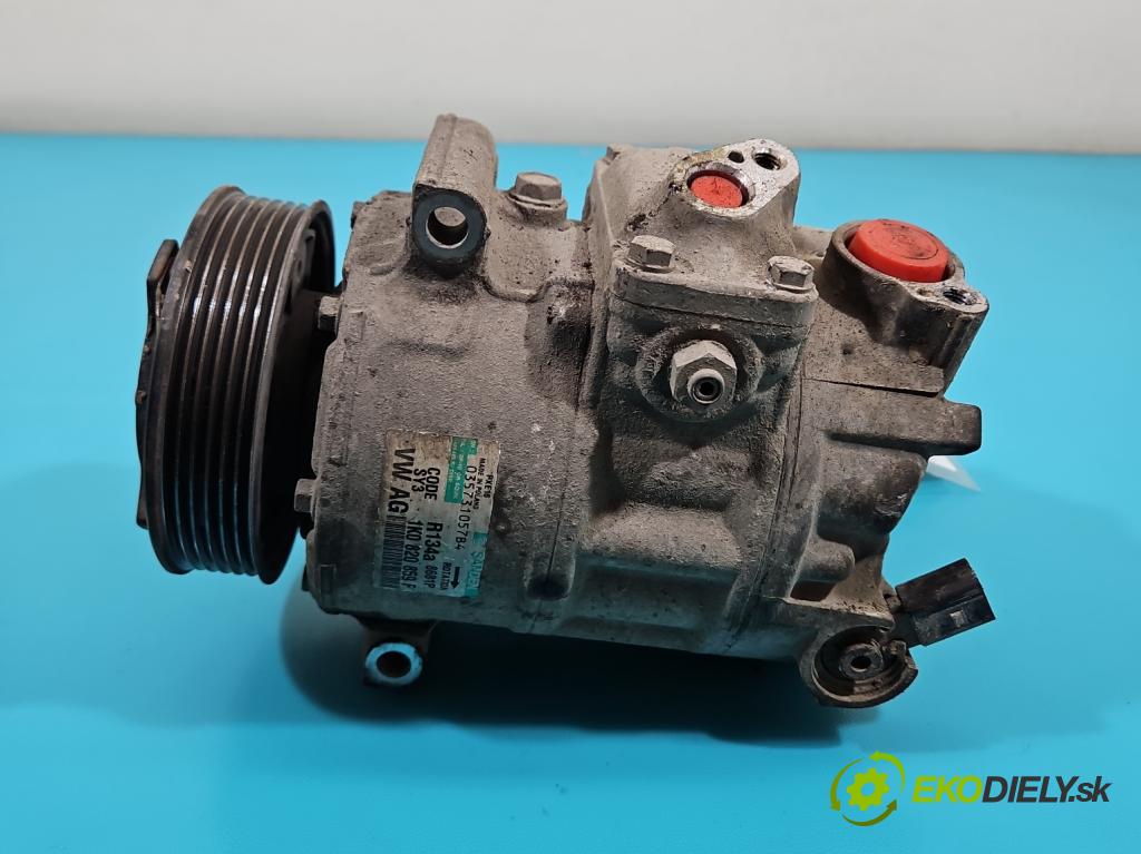 Skoda Octavia II 2004-2013 1.9 tdi 105 HP manual 77 kW 1896 cm3 5- Kompresor: klimatizácie 1K0820859F (Kompresor klimatizácie)