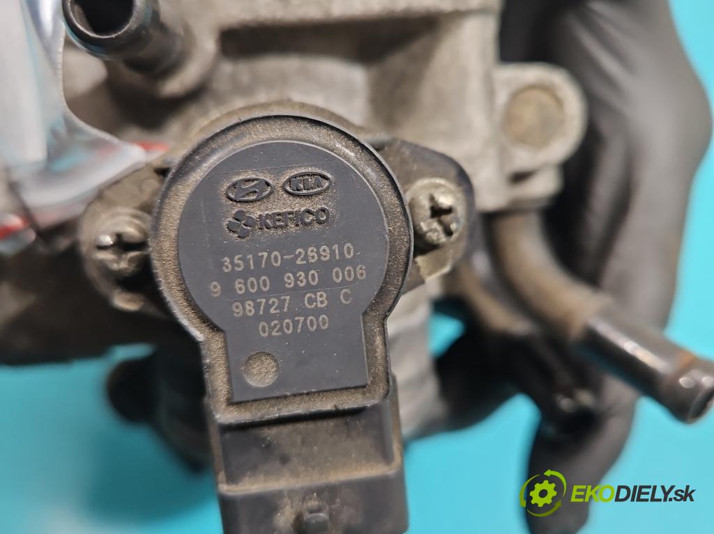 Kia Soul I 2008-2013 1.6 16V 126 HP manual 92,7 kW 1591 cm3 5- klapka 35100-2B020 (Škrtiaca klapka)