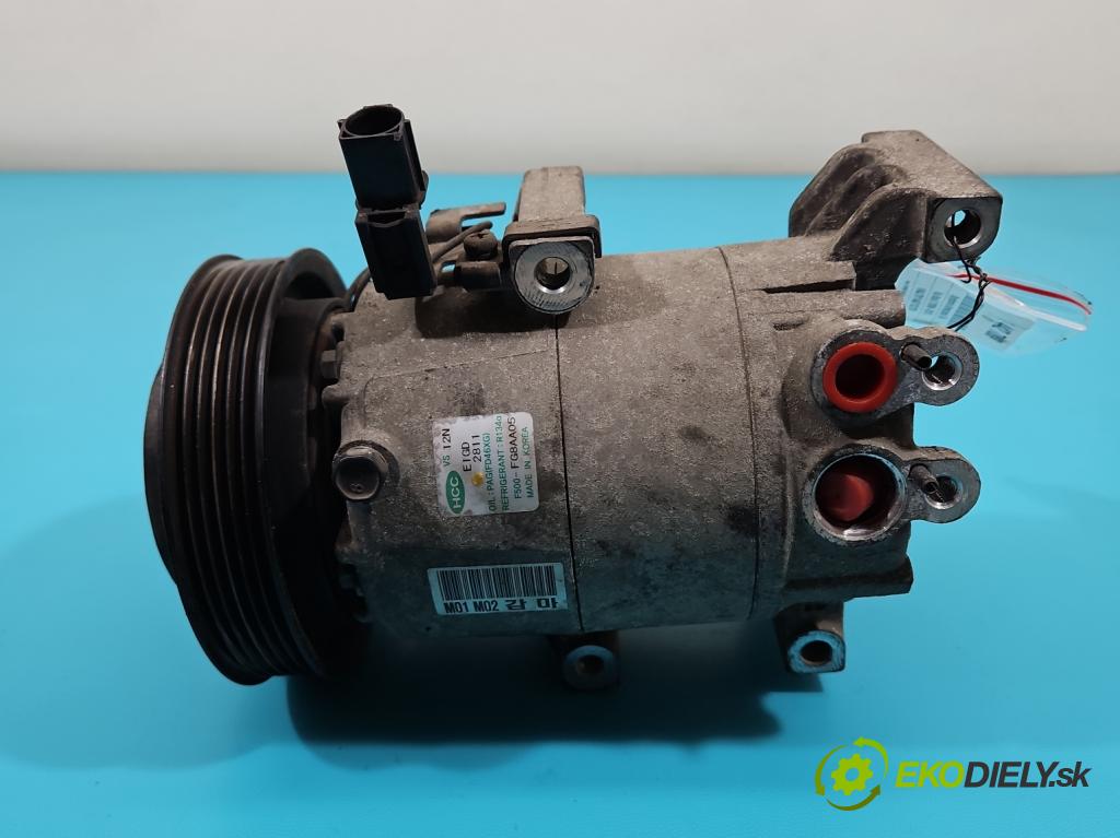 Kia Soul I 2008-2013 1.6 16V 126 HP manual 92,7 kW 1591 cm3 5- Kompresor: klimatizácie F500-FG8AA05 (Kompresor klimatizácie)