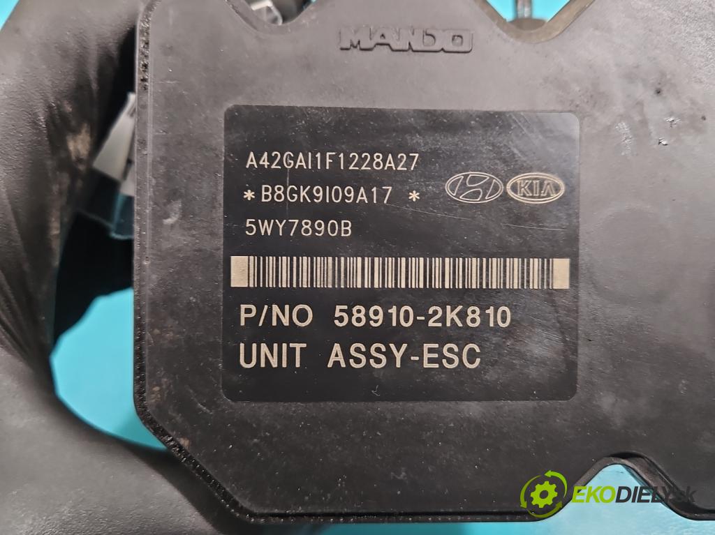 Kia Soul I 2008-2013 1.6 16V 126 HP manual 92,7 kW 1591 cm3 5- čerpadlo abs 58910-2K810 (Pumpa ABS)