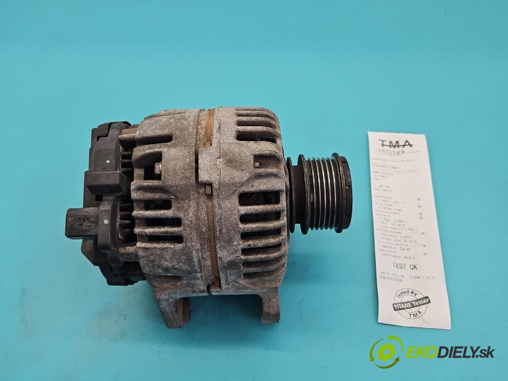 Seat Leon I 1999-2005 1.8 20V 125 HP manual 92 kW 1781 cm3 5- Alternator 045903023 (Alternátor)
