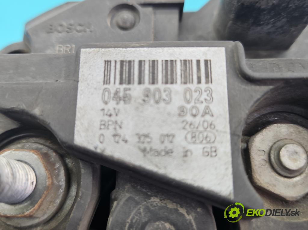 Seat Leon I 1999-2005 1.8 20V 125 HP manual 92 kW 1781 cm3 5- Alternator 045903023 (Alternátor)