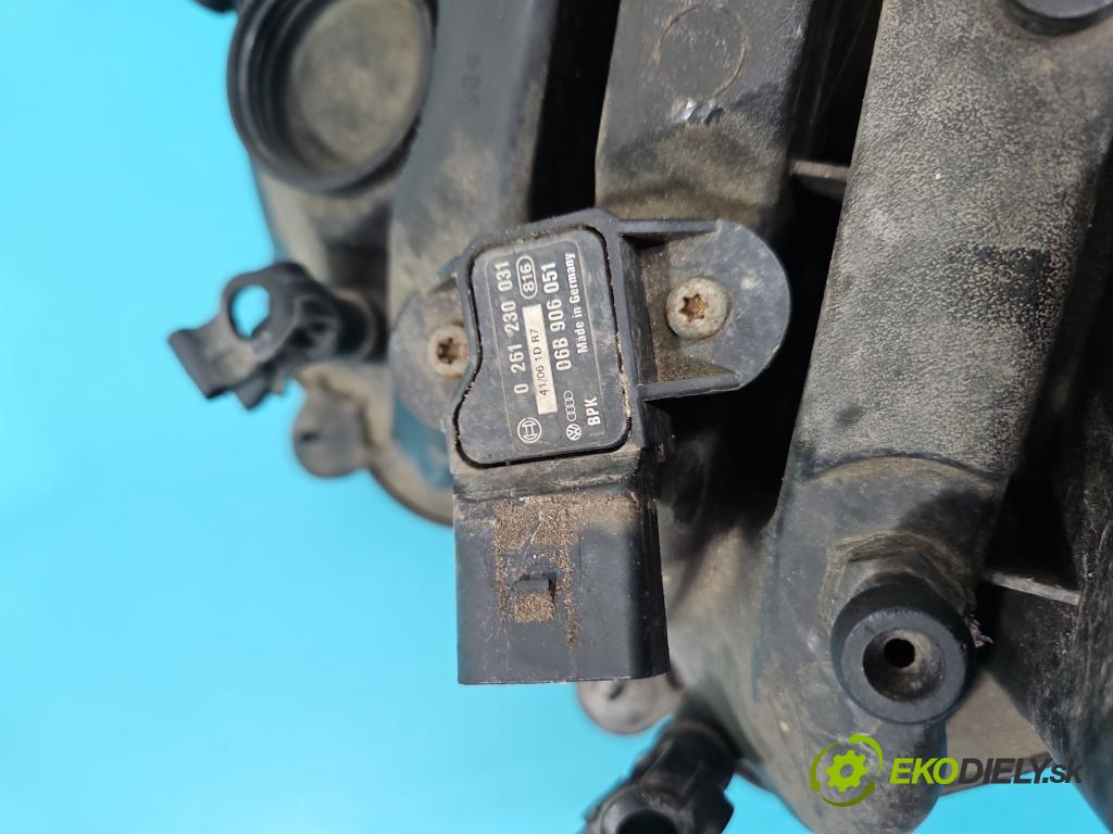 Seat Leon II 2005-2012 1.6 SR 102 HP manual 75 kW 1595 cm3 5- zvod nasávací 06A133185LS (Sacie potrubie)