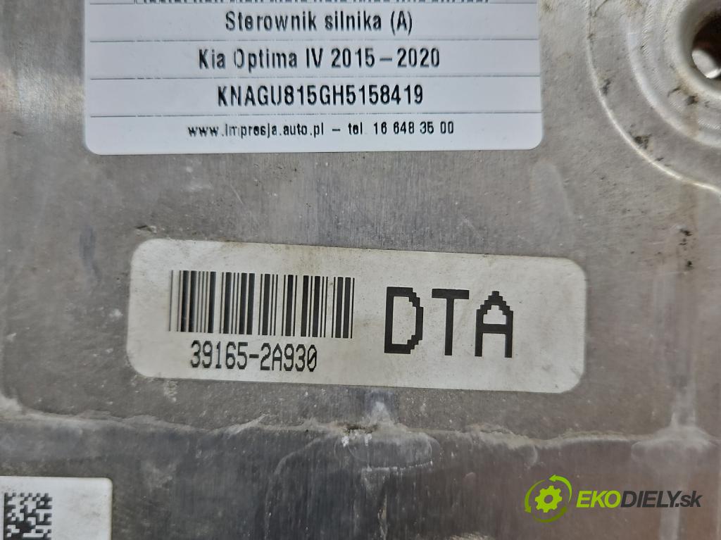 Kia Optima IV 2015-2020 1.7 crdi 141 HP automatic 104 kW 1685 cm3 5- riadiaca jednotka motora 39160-2A930