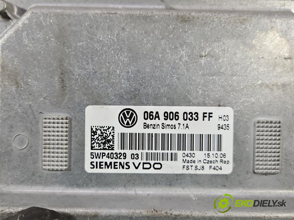 Seat Leon II 2005-2012 1.6 SR 102 HP manual 75 kW 1595 cm3 5- riadiaca jednotka motora 06A906033FF