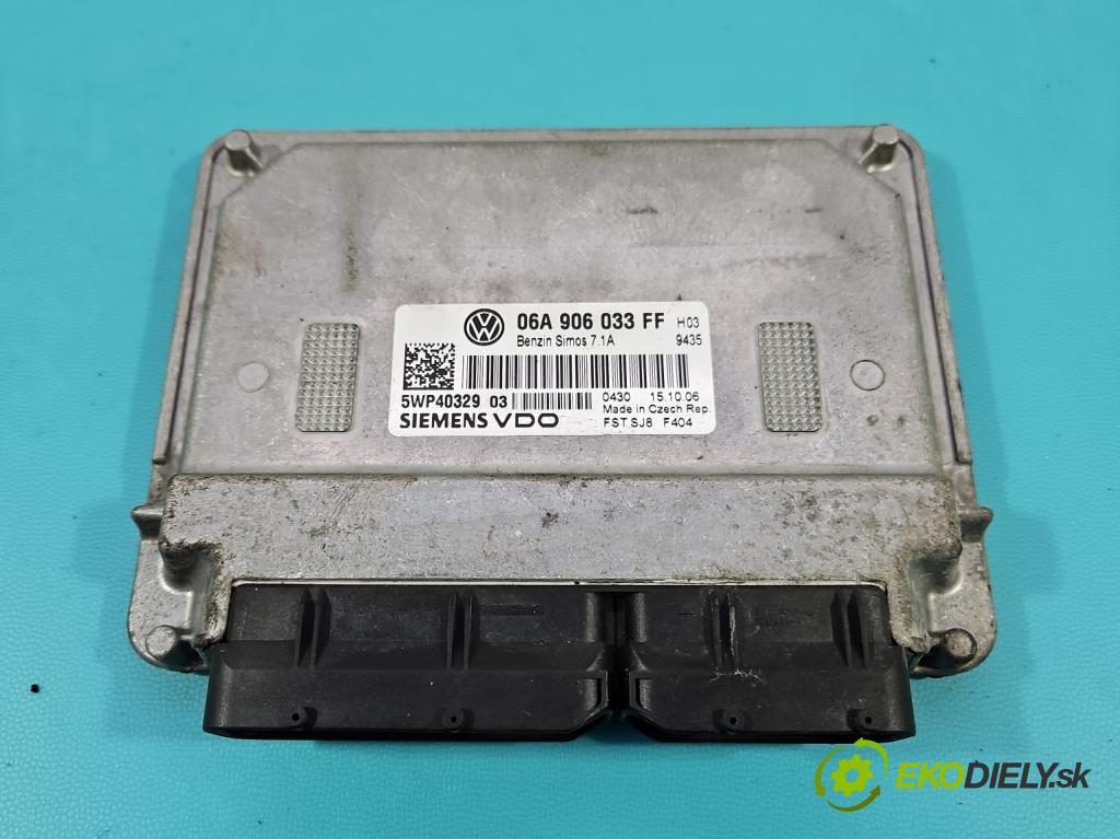 Seat Leon II 2005-2012 1.6 SR 102 HP manual 75 kW 1595 cm3 5- riadiaca jednotka motora 06A906033FF
