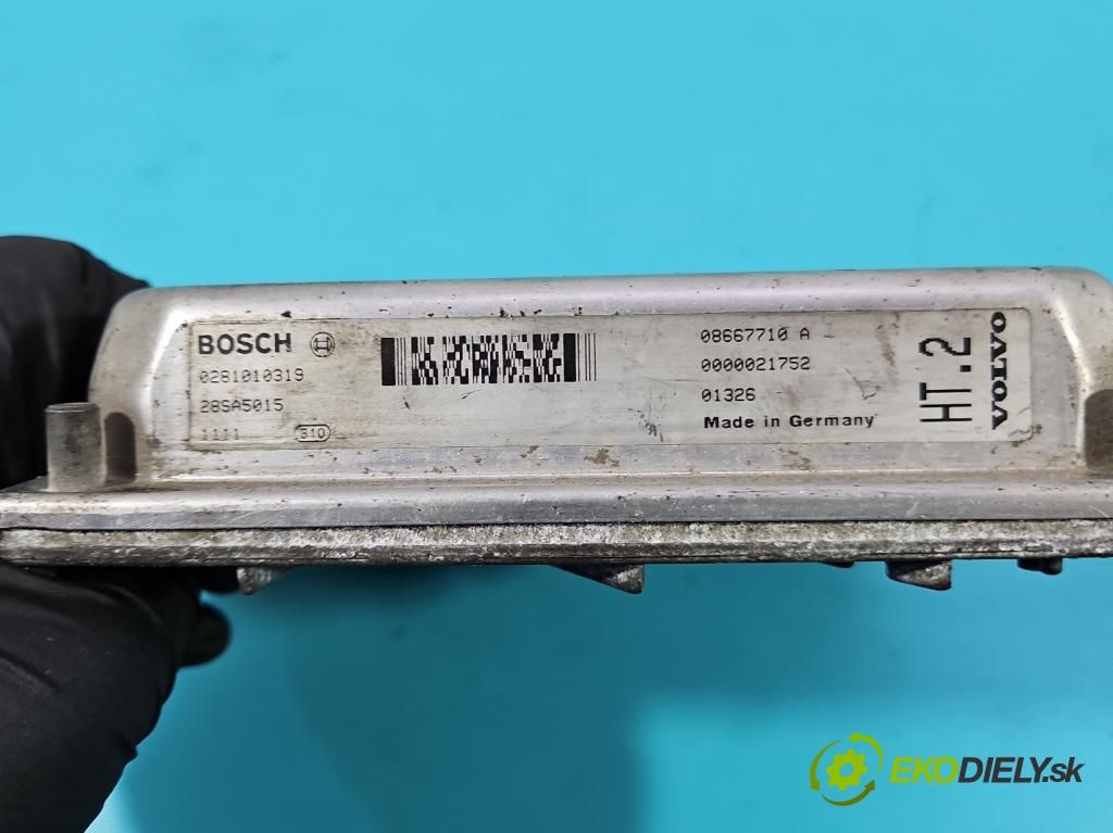 Volvo S60 I 2000-2010 2.4 D5 163 HP manual 120 kW 2401 cm3 4- riadiaca jednotka motora 0281010319