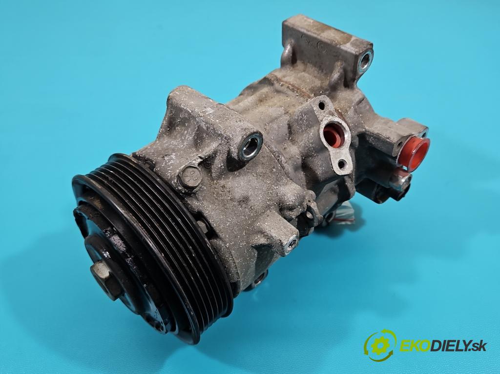 Toyota Auris II 2012-2018 1.6 16V 132  HP manual 97 kW 1598 cm3 5- Kompresor: klimatizácie 447280-6574 (Kompresor klimatizácie)