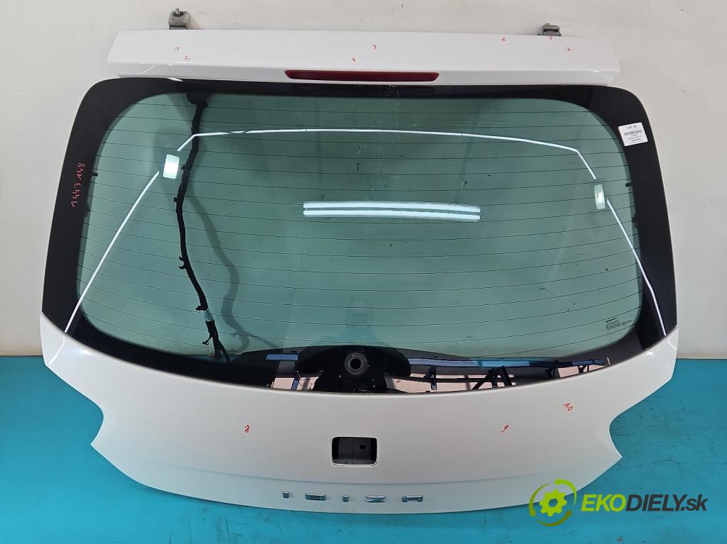 Seat Ibiza IV 6J 2008-2017 1.2 MPI 12V 69KM manual 51 kW 1198 cm3 5- zadní kufrové dveře  (Zadní kapoty)