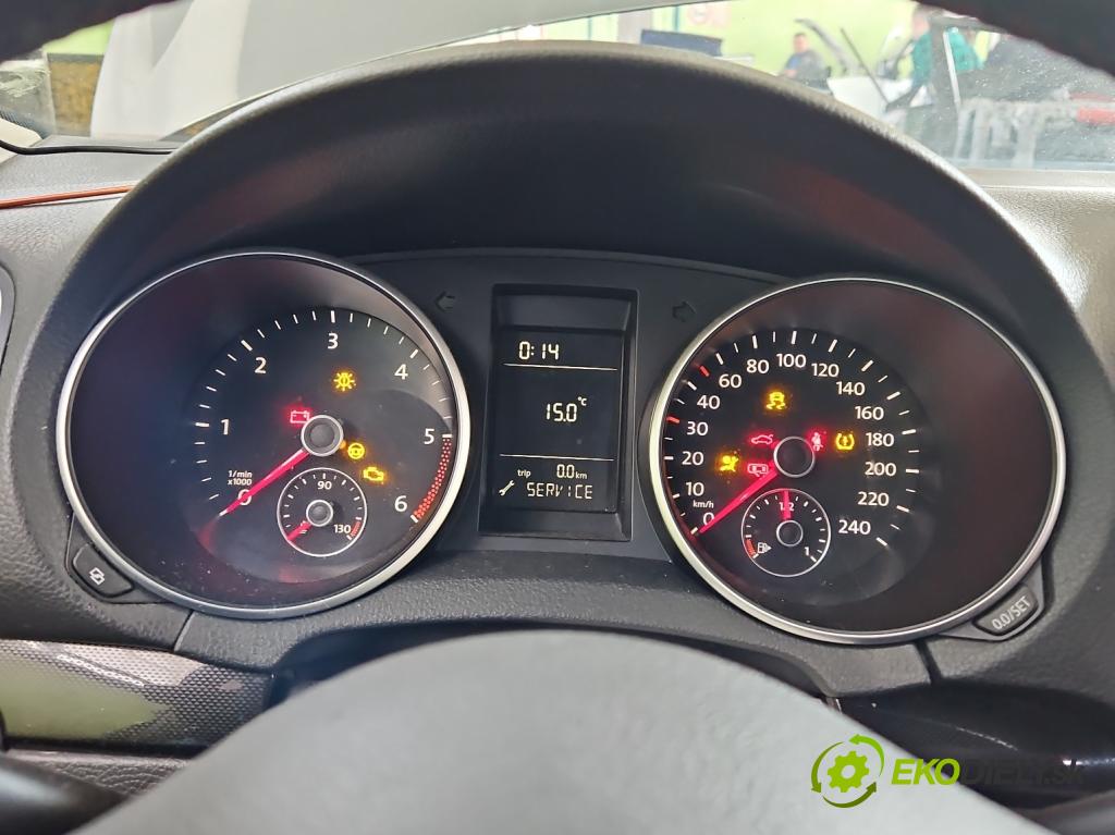 Vw Golf VI 2008-2013 1.6 tdi 105 HP manual 77 kW 1598 cm3 5- prístrojovka/ budíky 5K0920860J (Prístrojová doska, displej)