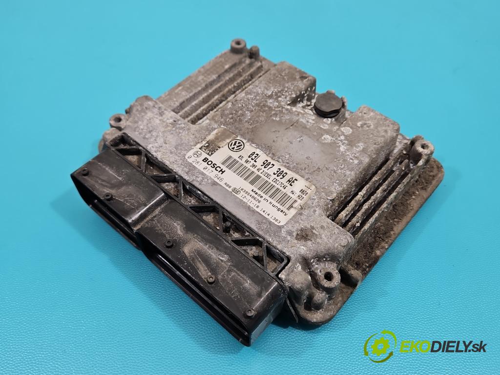 Vw Passat B7 2010-2014 2.0 tdi 140 HP manual 103 kW 1968 cm3 5- riadiaca jednotka motora 03L907309AE