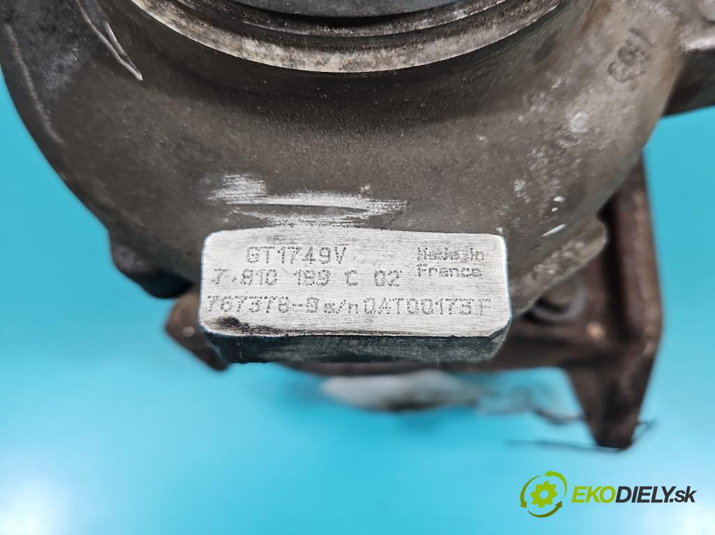 Bmw X1 E84 2009-2015 2.0d 143 hp manual 105 kW 1995 cm3 5- Turbodmychadlo 767378-9 (Turbodúchadla (kompletní))