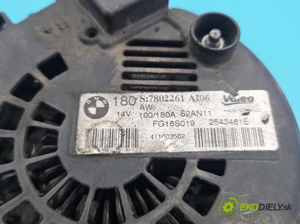 Bmw X1 E84 2009-2015 2.0d 143 HP manual 105 kW 1995 cm3 5- Alternator 7802261 (Alternátor)