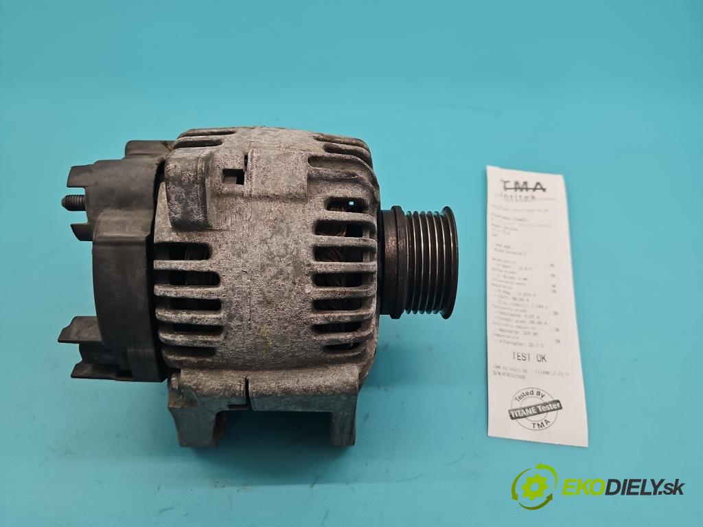 Renault Scenic II 2003-2009 1.6 16V 111KM manual 82 kW 1598 cm3 5- Alternator 8200667619 (Alternátor)
