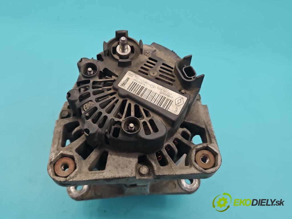 Renault Scenic II 2003-2009 1.6 16V 111KM manual 82 kW 1598 cm3 5- Alternator 8200667619 (Alternátor)