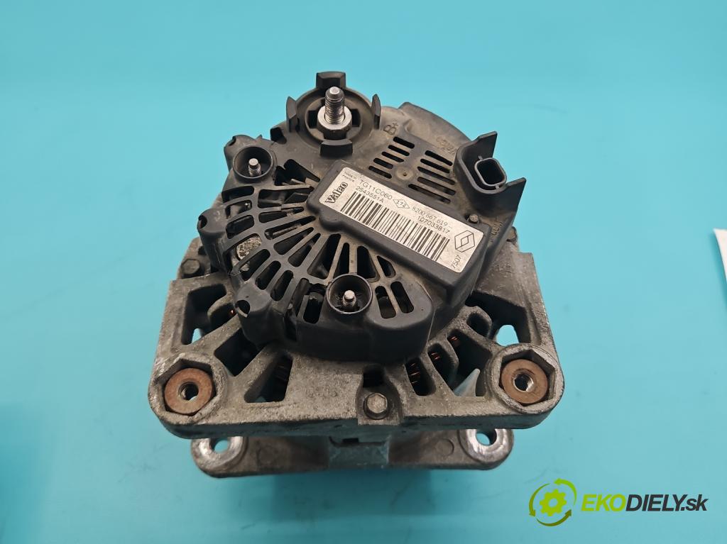 Renault Scenic II 2003-2009 1.6 16V 111KM manual 82 kW 1598 cm3 5- Alternator 8200667619 (Alternátor)